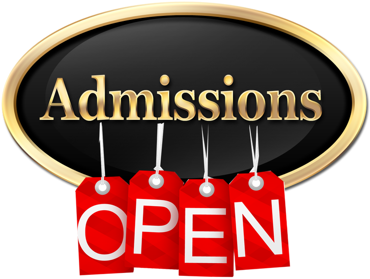 Admissions open support graphic